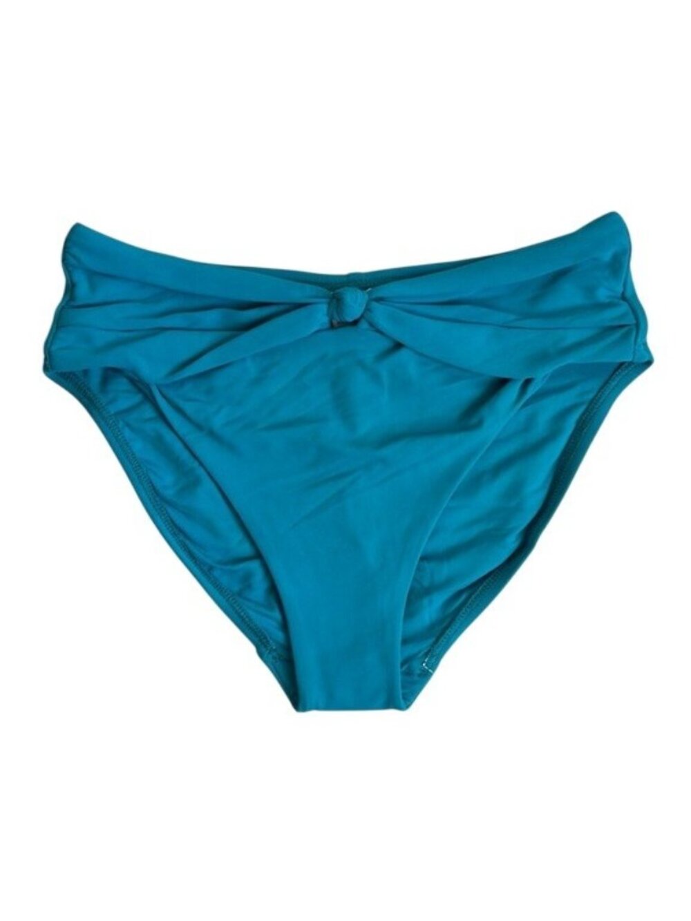 Robin Piccone Olivia Knot Front High Leg Bikini Bottoms - XS